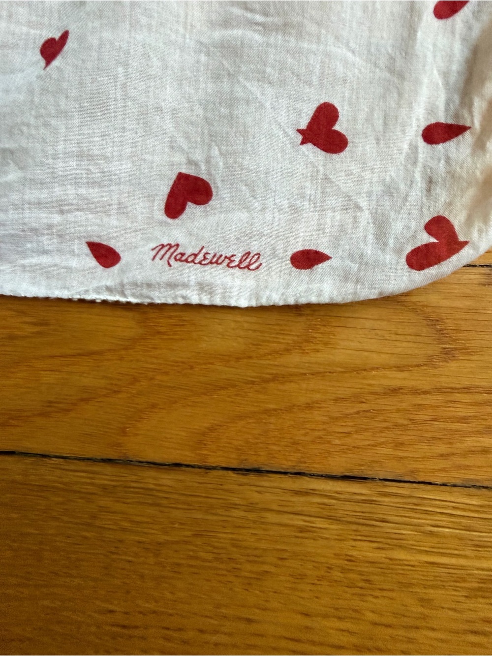 Madewell Cotton Heart Scarf - Picture 5 of 6
